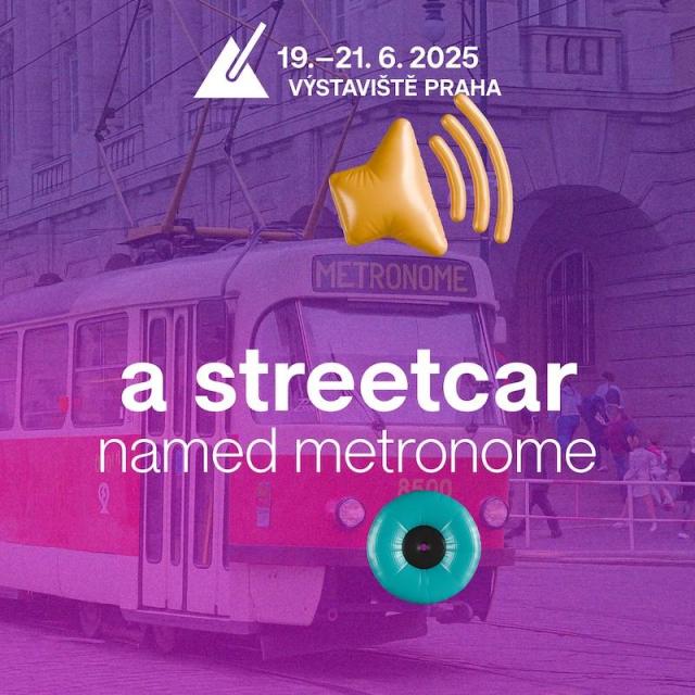 Metronome tramvaj vás zdarma zaveze za uměním po Praze