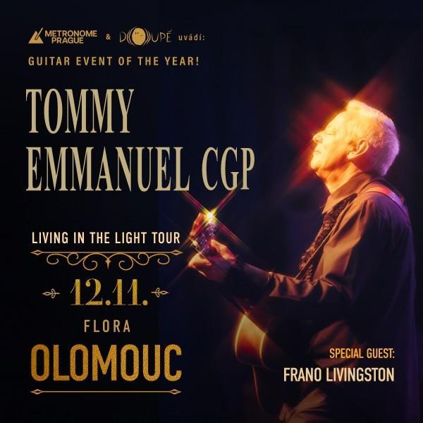 ZVEME VÁS: TOMMY EMMANUEL V OLOMOUCI